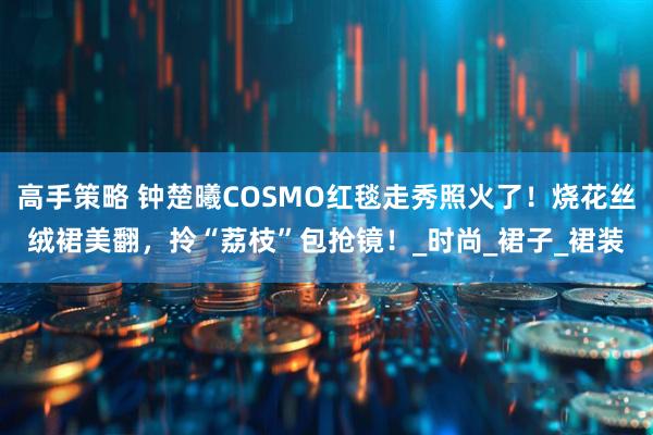 高手策略 钟楚曦COSMO红毯走秀照火了！烧花丝绒裙美翻，拎“荔枝”包抢镜！_时尚_裙子_裙装